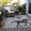 Tapis gris intérieur / extérieur lavable à la machine Cinead ACN1717-104847958