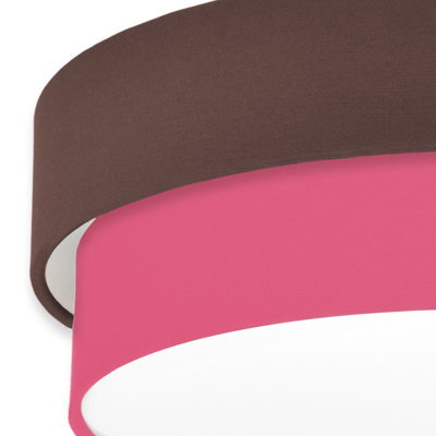 Elanaz Fabric Flush Mount