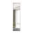 15” X 58” Full-length Mirror With Stand, Modern Standing Floor Mirror With Metal Frame, Decorative And Functional Mirror For Bedroom Or Living Room