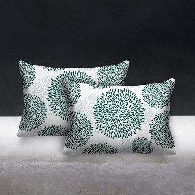 No Decorative Addition Outdoor Reversible Throw Pillow