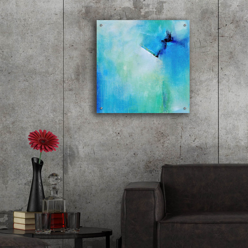 Epic Art «Free Flow» par Karen Hale, verre acrylique «Free Flow» par Karen Hale, H 24 po x l 24 po