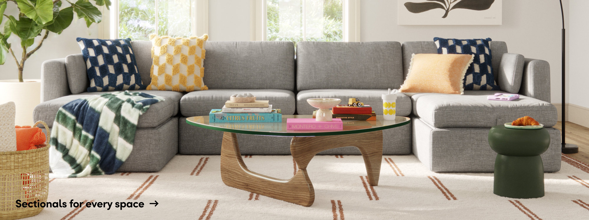 Sectionals for every space