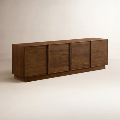 Collins 70" Media Console in Natural Walnut