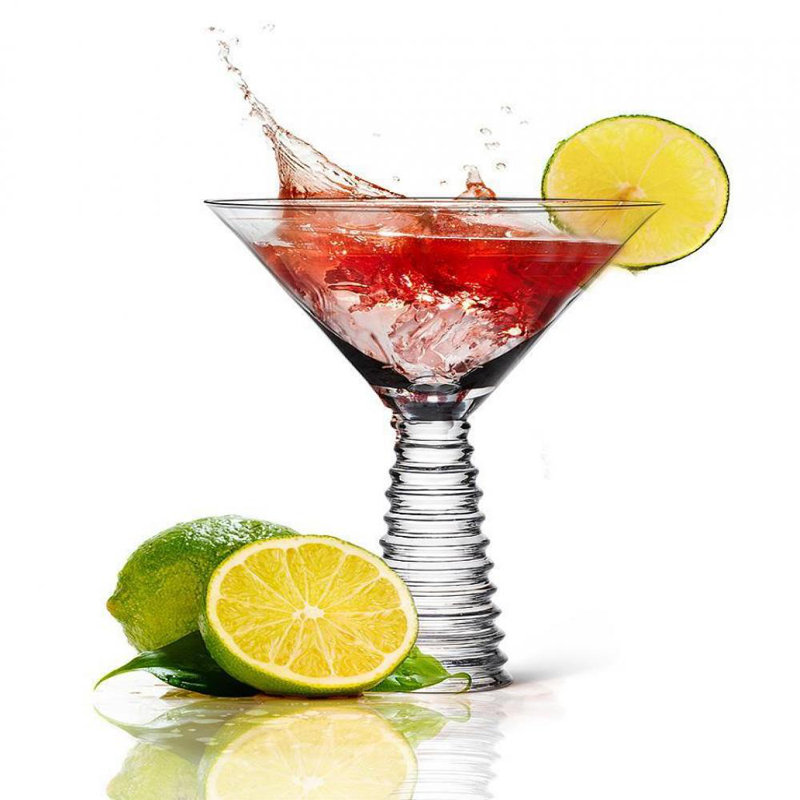Verre à martini empilable, Transparent