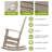Oxing HDPE Outdoor Rocking Chair-1829223230