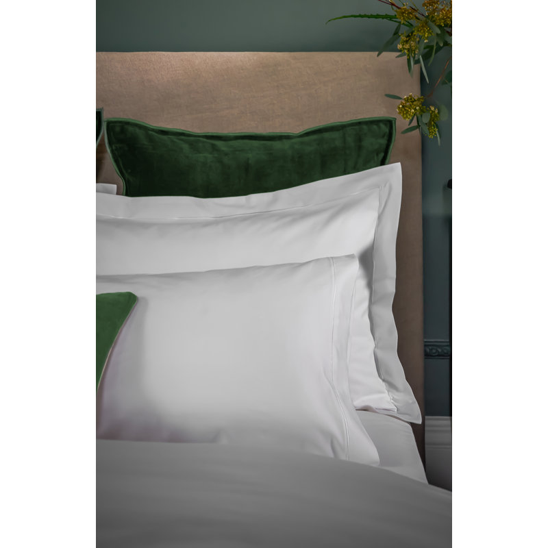 Premium 100% SateenPillowcase Pair, Standard Pillowcase, White