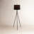 Olivine 61.5'' Black Tripod Floor Lamp