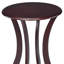 Table d'appoint ronde cerise avec plateau en faux marbre-1367972694