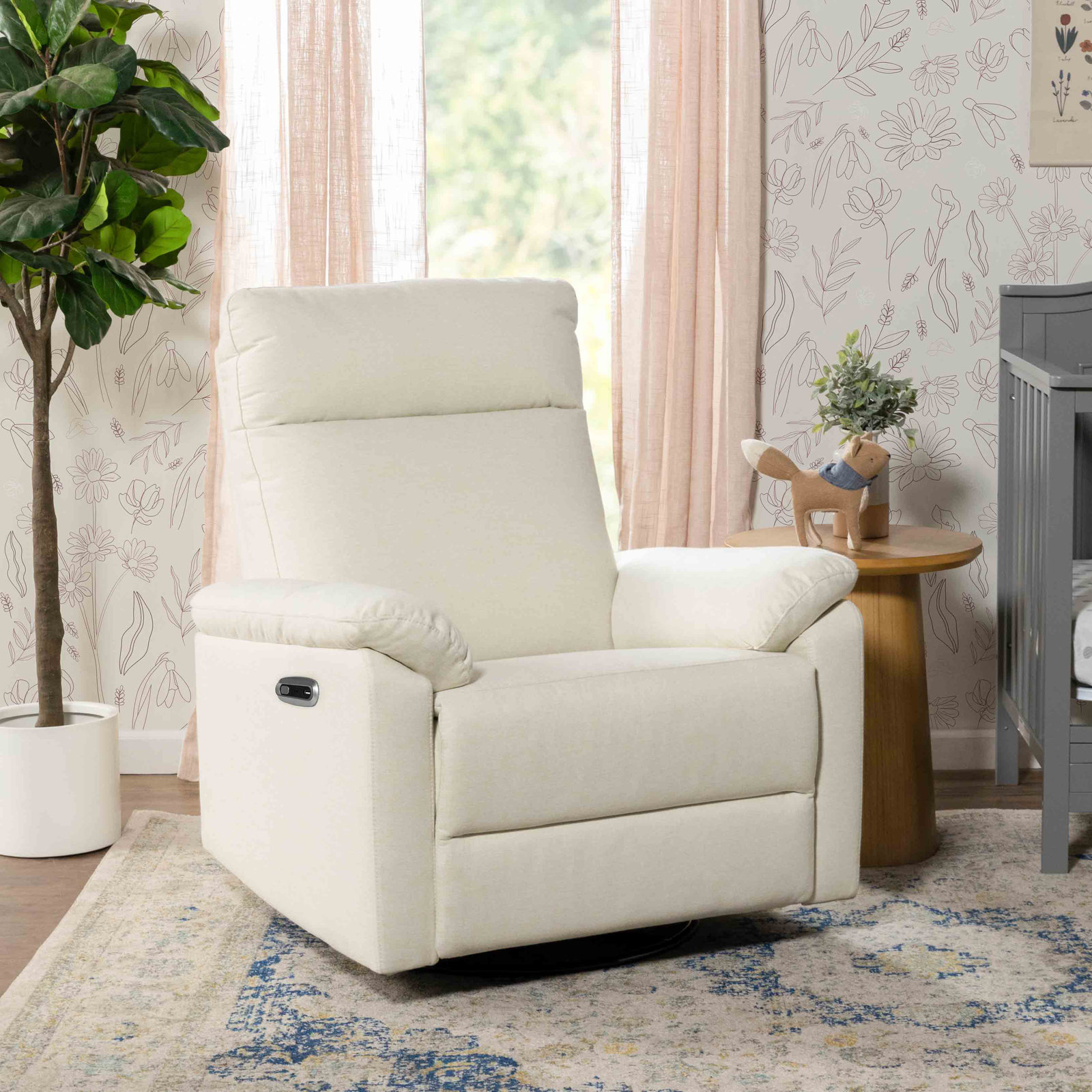 Suzy Swivel Glider, Vanilla
