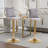 Nekesha Swivel Upholstered Adjustable Height Counter Stool with Metal Frame-937400346