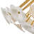 Marianne 8 - Light Steel Dimmable Chandelier