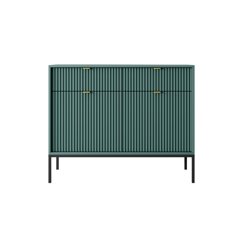 Kenly 104cm Sideboard, Labrador Green/Black/Golden