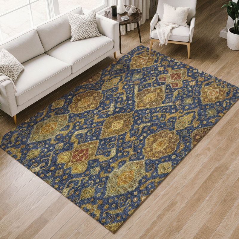 Tapis intérieur / extérieur lavable à la machine Chantille ACN2306 Global, Rectangle 10 pi x 14 pi