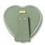 Valentina Suede Heart Frame, Sage