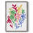 Bold Brushstroke Blooms II Framed Print - Solid Wood-947772337