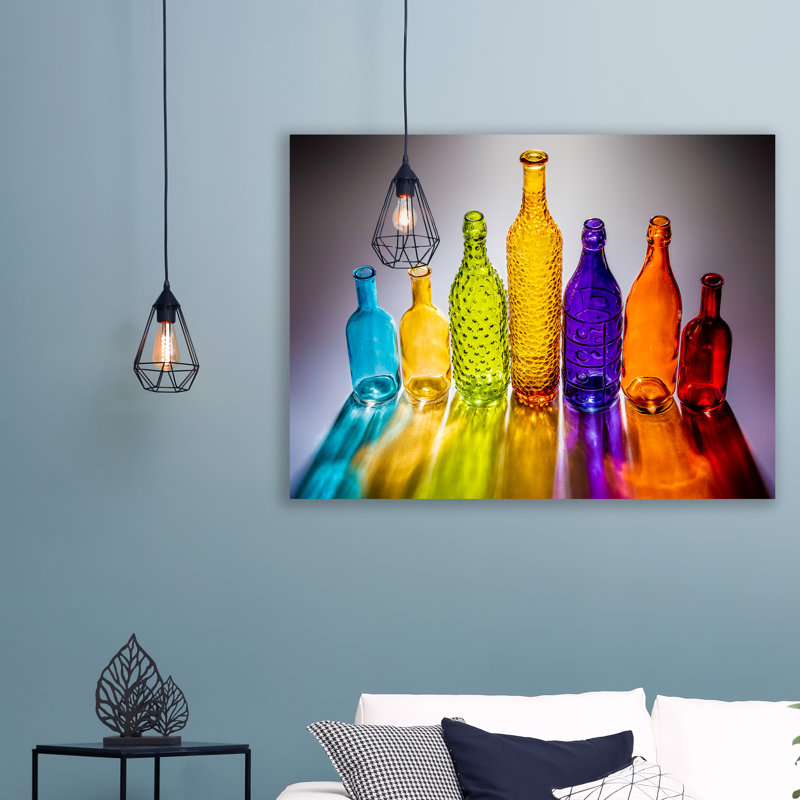 Ombres de couleur - impression, H 36 po x l 48 po x P 1,5 po