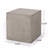 Sanaoubar Concrete Top End Table