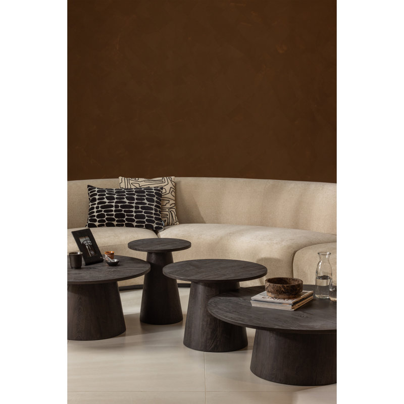 Solid Coffee Table, 40cm H x 80cm W x 80cm D