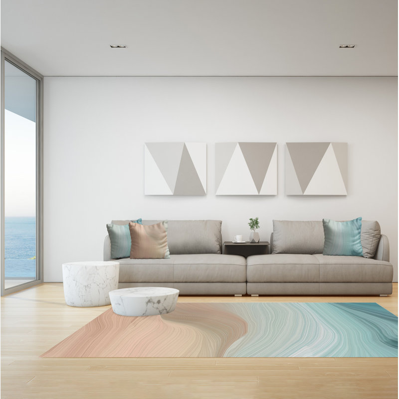 Diethild Abstract Indoor / Outdoor Area Rug, Rectangle 140 x 200cm