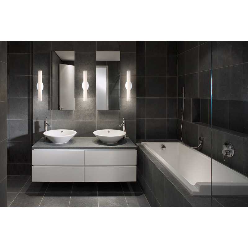 Loft 1 - Light LED Bath Bar, Brushed Nickel
