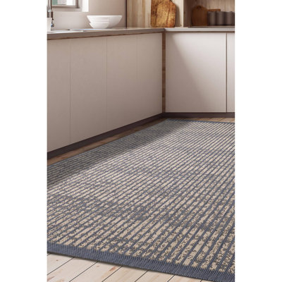 Sunidhi Striped Dhurrie Indoor / Outdoor