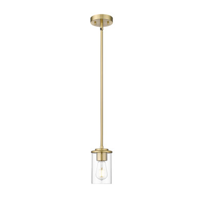 Luminaire suspendu cylindrique 1 lumière Sunnah