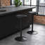 Tabourets de bar 1 pièce, tabourets de bar pivotants à hauteur réglable, tabourets de bar Airlift en métal, chaises de bar à hauteur de comptoir sans dossier pour cuisine, salle à manger, pub, café-1089634115-1089634112