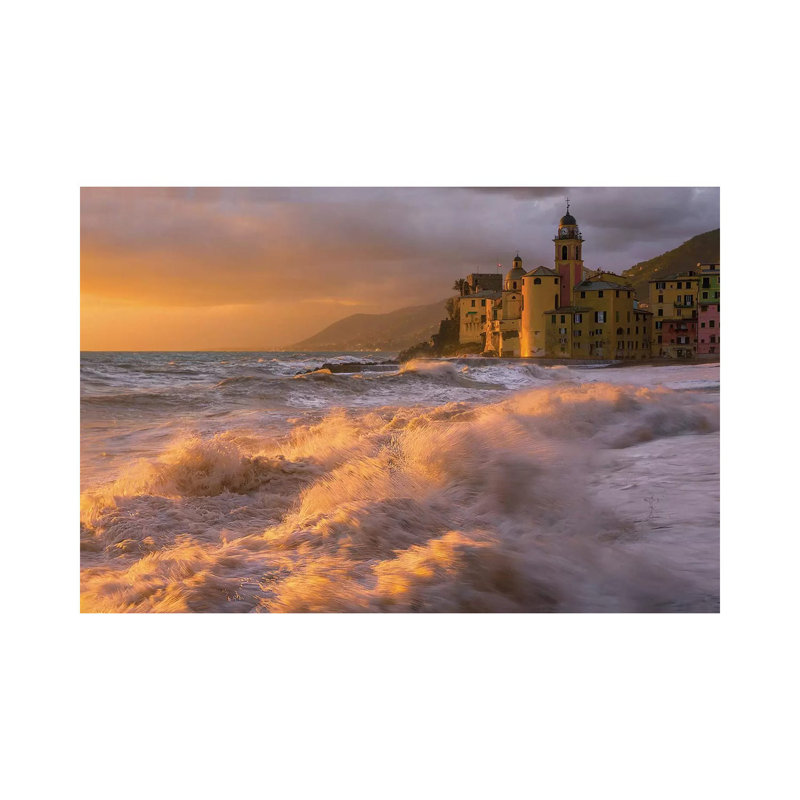 Camogli by Alessandro Traverso - Wrapped Canvas Gallery-Wrapped Canvas Giclée, 20.32 cm H x 30.48 cm W