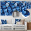 Periwinkle Leaves Of Blue Simplicity I - Leaves, impression murale sur métal-1477924908