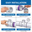 2 po x 2 po x 1-1 / 2 po avec conduit d'évacuation des eaux usées en PVC et drain en PVC, drain en PVC blanc, raccord d'évacuation et d'évacuation, (paquet de 50)