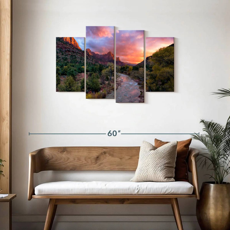 Alvord Watchman Canyon Valley, H 27 po x l 43 po