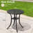 Darias Cast Aluminum Round 19.1'' Outdoor Bistro Table