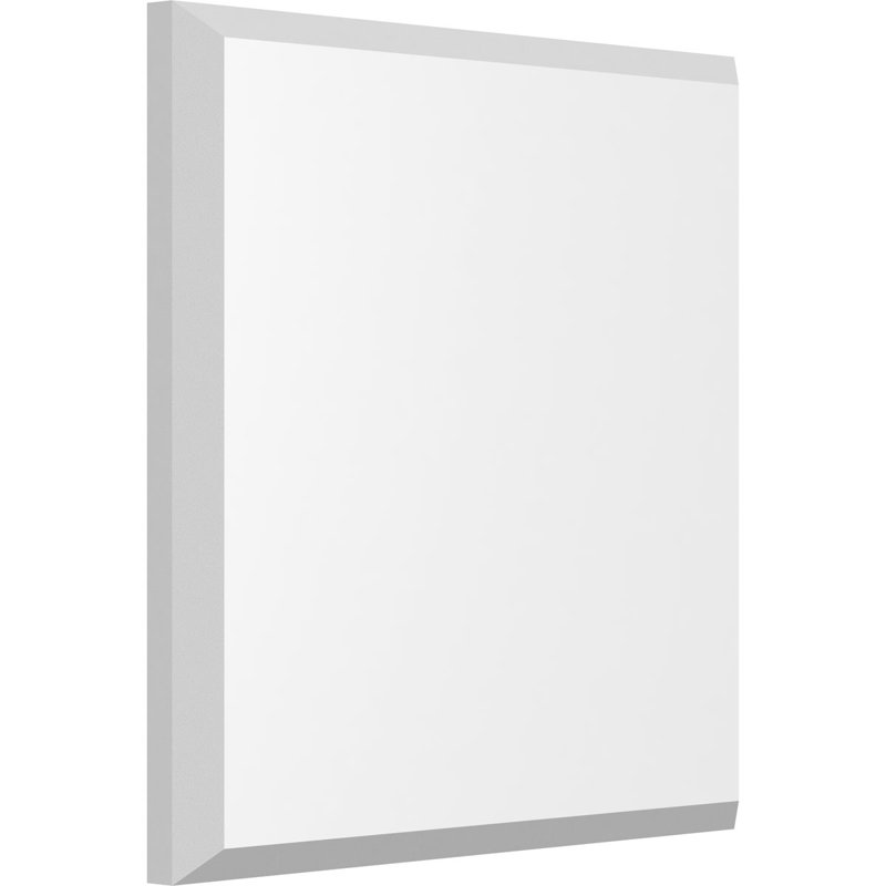 Rosette standard Sedgwick avec bord biseauté, H 6 po x l 6 po x p 0,5 po
