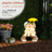20"H Boy and Girl with Umbrella Garden Statue