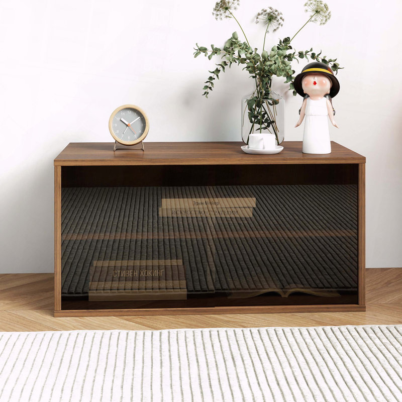 Stackable Mounted Storage Cabinet Wooden Durable Easy Maintenance Melamine Finish