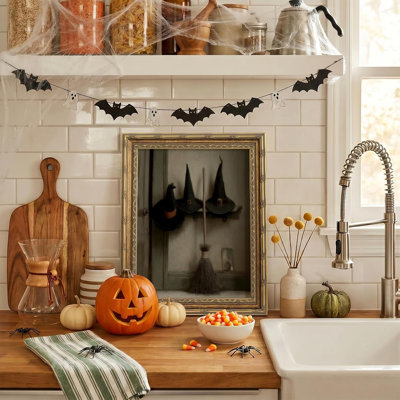 Vintage Landscape Canvas Wall Art for Home Decor‑Artwork‑Halloween Ghosts Pictures