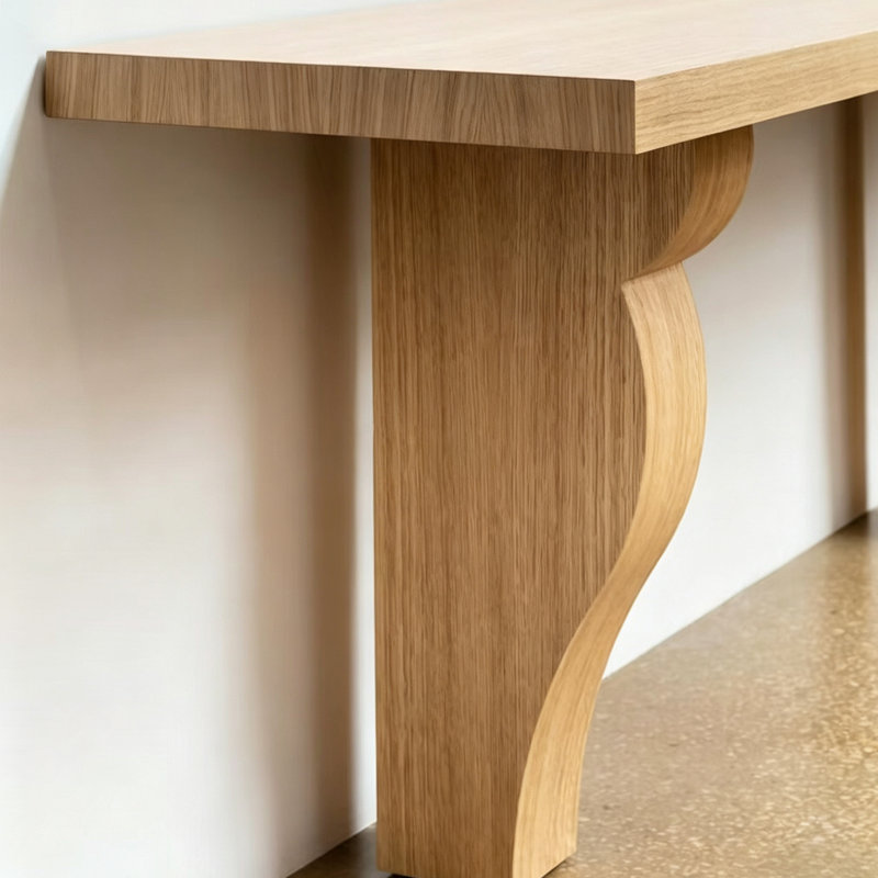 Console Mid-Century, 31.5" H x 78.7" W x 19.7" D