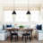 Hinsinger 1-Light 9.4“ Wide Single Cone Kitchen Island Pendant Light with Wood Accents-967346898