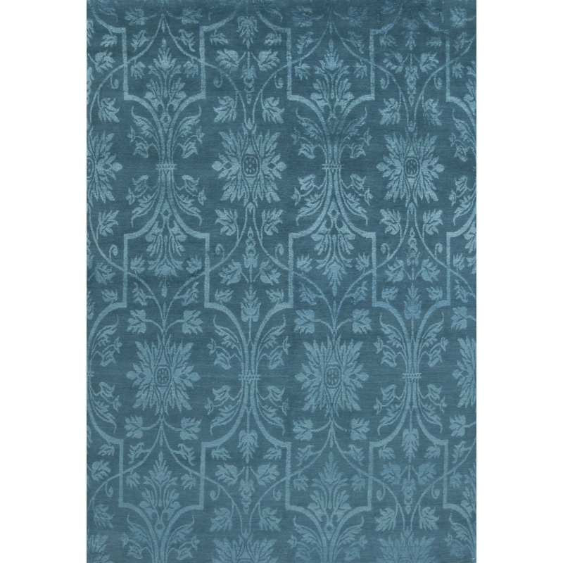 Modern Tibet Hand Knotted Damask Area Rug