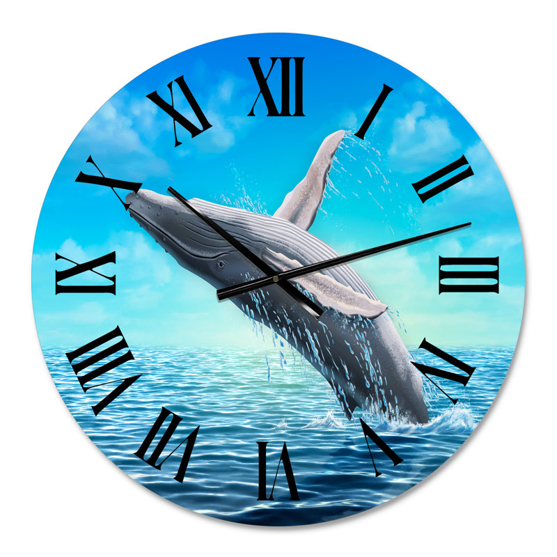 Baleine à bosse - Horloge murale, Petit