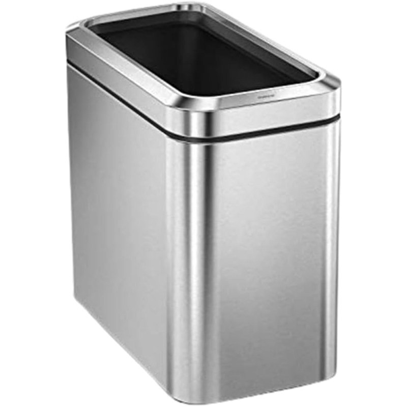 Poubelle de bureau 25 gallons à couvercle ouvert mince 6,6 gallons de qualité commerciale