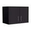 Armoire de rangement - armoire murale, trois tablettes intérieures, porte double