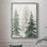 «Christmas Holiday Art XC III», reproduction encadrée - bois massif