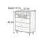 Armoire d'entrée Mid-Century en bois massif-129578525