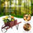 Brynesha Wood Wheelbarrow Planter-1222244573