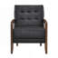 Fauteuil d'appoint rembourré de style moderne, fauteuil confortable-1571523959