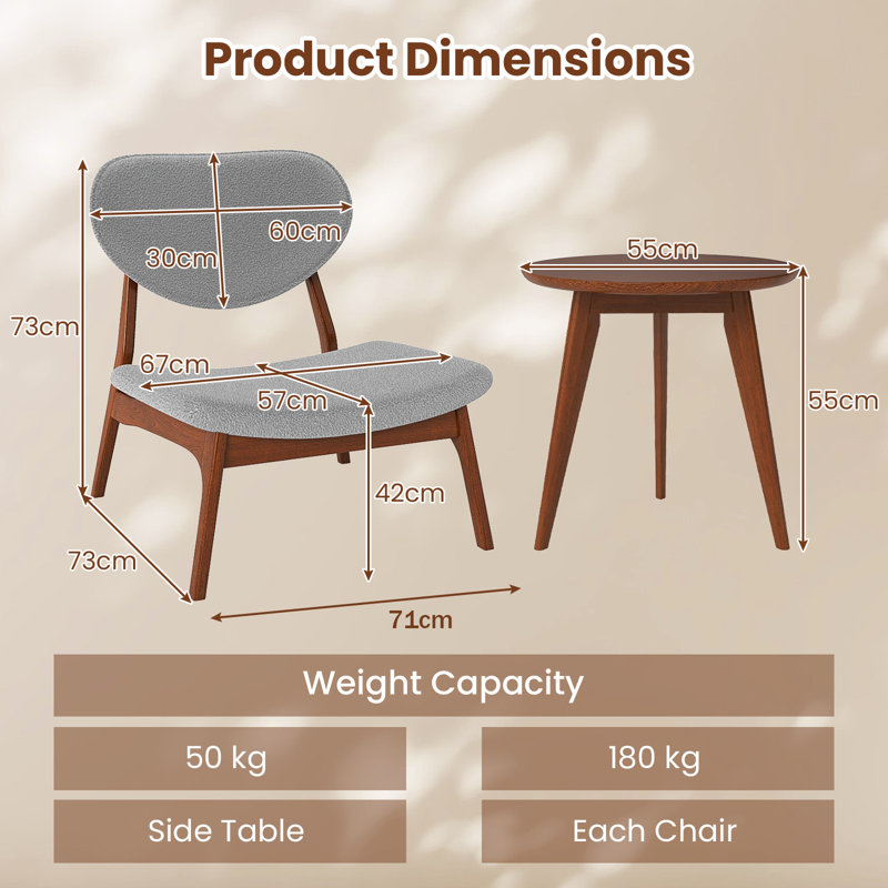 Velvet Accent Chair, Grey