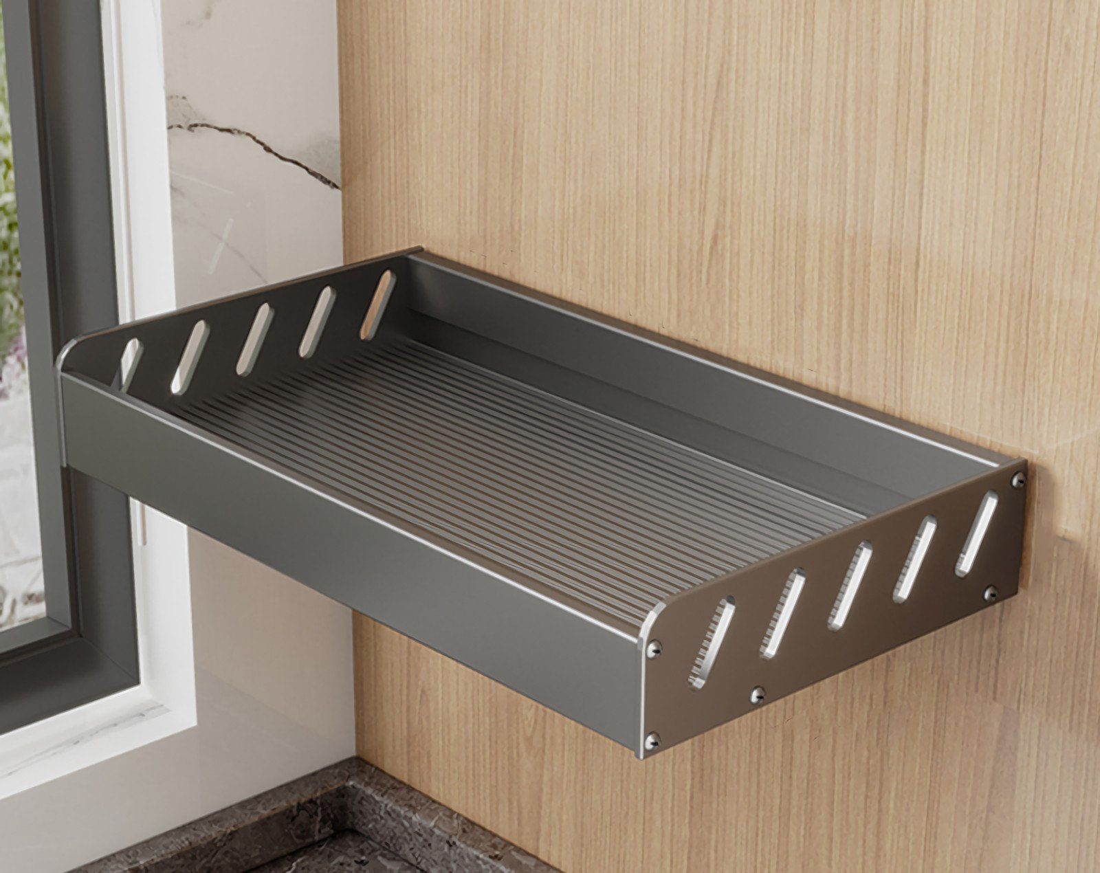 Ivy Bronx WallMounted MultiFunctional Kitchen Spice Rack Versatile