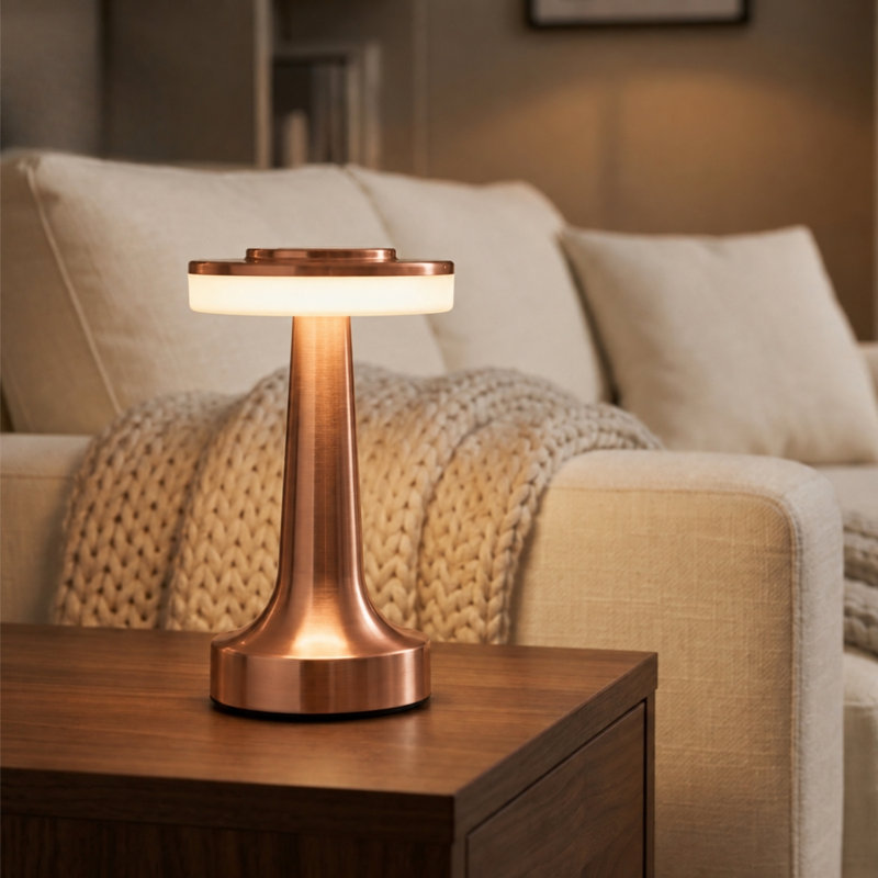 Metal Novelty Lamp, Copper