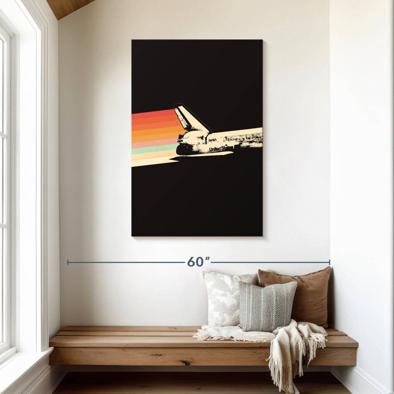 Oberle Spaceship Rainbow, 45" H x 30" W